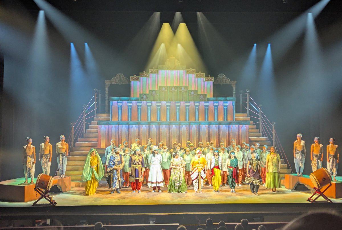 HistoryNThings's tweet photo. Just back from wonderful #Krishna  #JohnTavener his master's unique voice, come away uplifted somehow, humming tunes too, bravo to @grangeparkopera and huge team for bringing it to life - we loved it. https://t.co/U2rHClwGSl