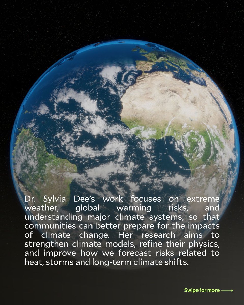 RiceEarthSci's tweet photo. For Rice's associate professor, Dr. Sylvia Dee, understanding Earth’s past is the key to preparing for its future. By combining #ClimateModels with centuries-old natural records, her work uncovers how rainfall, temperatures and #ExtremeWeather are shifting in a warming world. https://t.co/NCYRmRwS2M