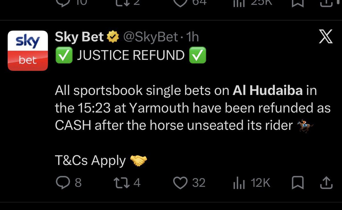SAFCFX's tweet photo. @StarSports_Bet @nickb_bookie1 It’s all worthwhile supporting bookmakers with less of a reputation than sky, paddypower etc - but you don’t get rewarded for it 👎🏻 https://t.co/y1S9PAlvgk