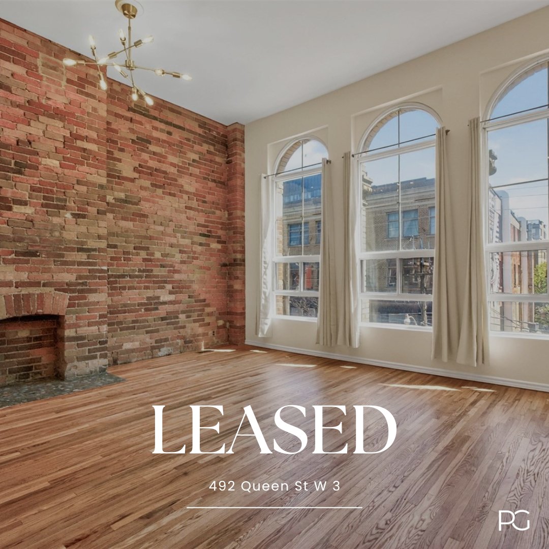 PorrettaGroup's tweet photo. Leased! 492 Queen St W 3

Incredibly unique live/work space at Queen and Portland offering character, functionality, and endless creative potential. https://t.co/mVcKgTv1HM