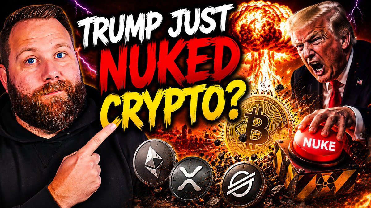 AuzsomeAustin's tweet photo. Bitcoin &amp; Crypto: Donald Trump Nuked The Crypto Markets? XLM Is The Biggest Winner This Week!

Watch: https://t.co/zFbyDn928d https://t.co/frQSqDIVtd