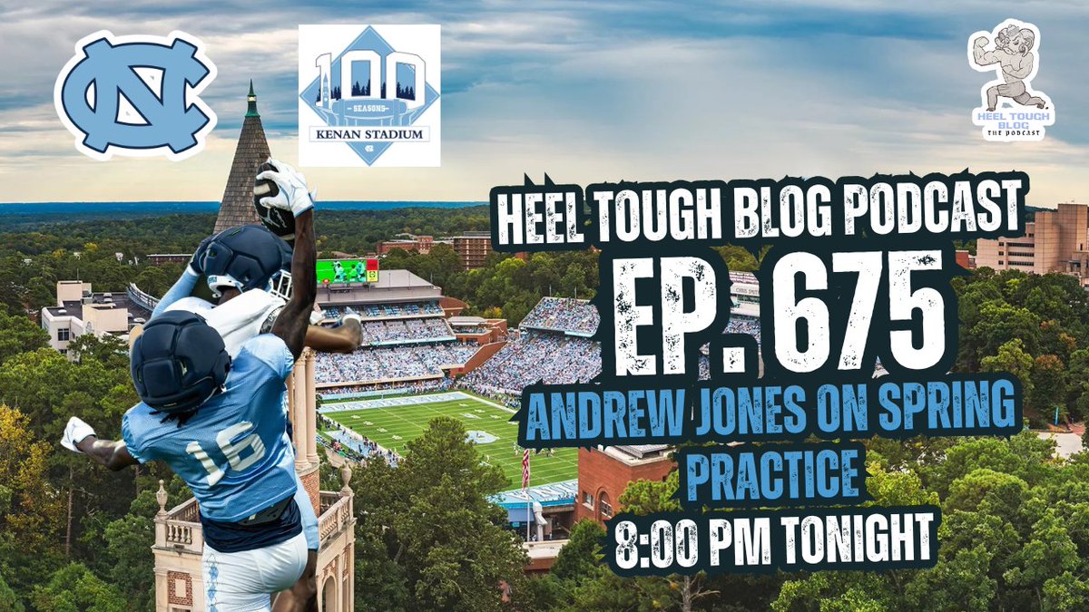 HTBAnthony's tweet photo. The Heel Tough Blog Podcast is back tonight as we sit down to discuss where the Tar Heels sit heading into the summer following spring practice with @AJTarHeel247 of TarHeel247. Watch live here or on the Heel Tough Blog YouTube page at 8:00 PM. https://t.co/gbMB7y5k8M