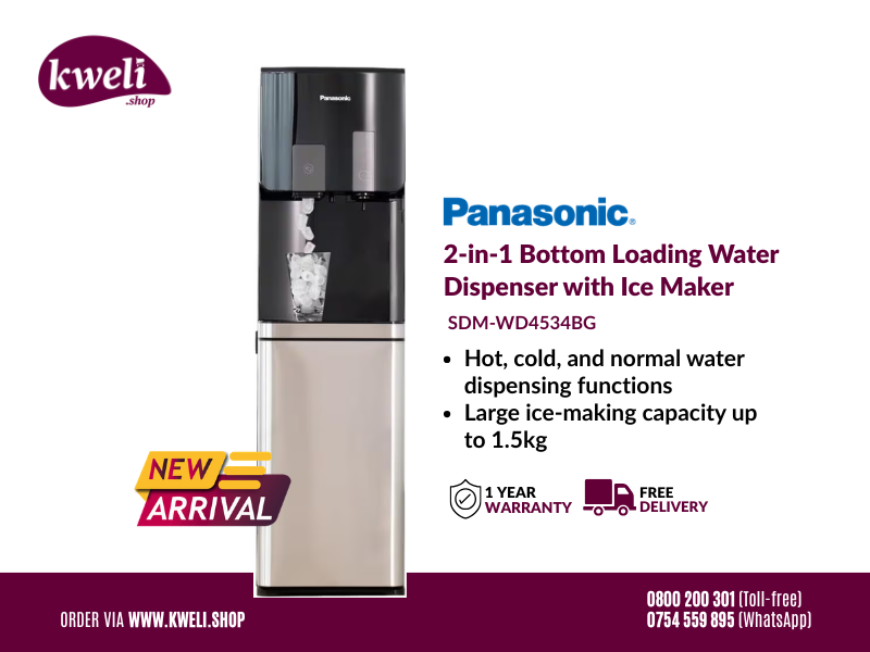 KweliHq's tweet photo. Refreshment made smarter with the 2-in-1 Bottom Loading Water Dispenser with Ice Maker.
Order via https://t.co/7PLK07ACpZ, Toll-free 0800200301 or WhatsApp +256754559895
#KweliShopGotYou
#GenuineAppliances
#SmartSolar https://t.co/sImdO7Dubk
