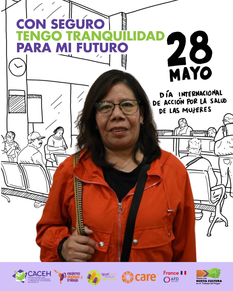 CACEHNACIONAL's tweet photo. Maternidad, riesgos de trabajo, prestaciones laborales y mayor tranquilidad para el futuro.
El trabajo del hogar sostiene millones de hogares y familias. Reconocerlo implica garantizar derechos laborales y acceso al IMSS para las PTH
El trabajo del hogar será justo o no será. https://t.co/vrK1YDVqKd