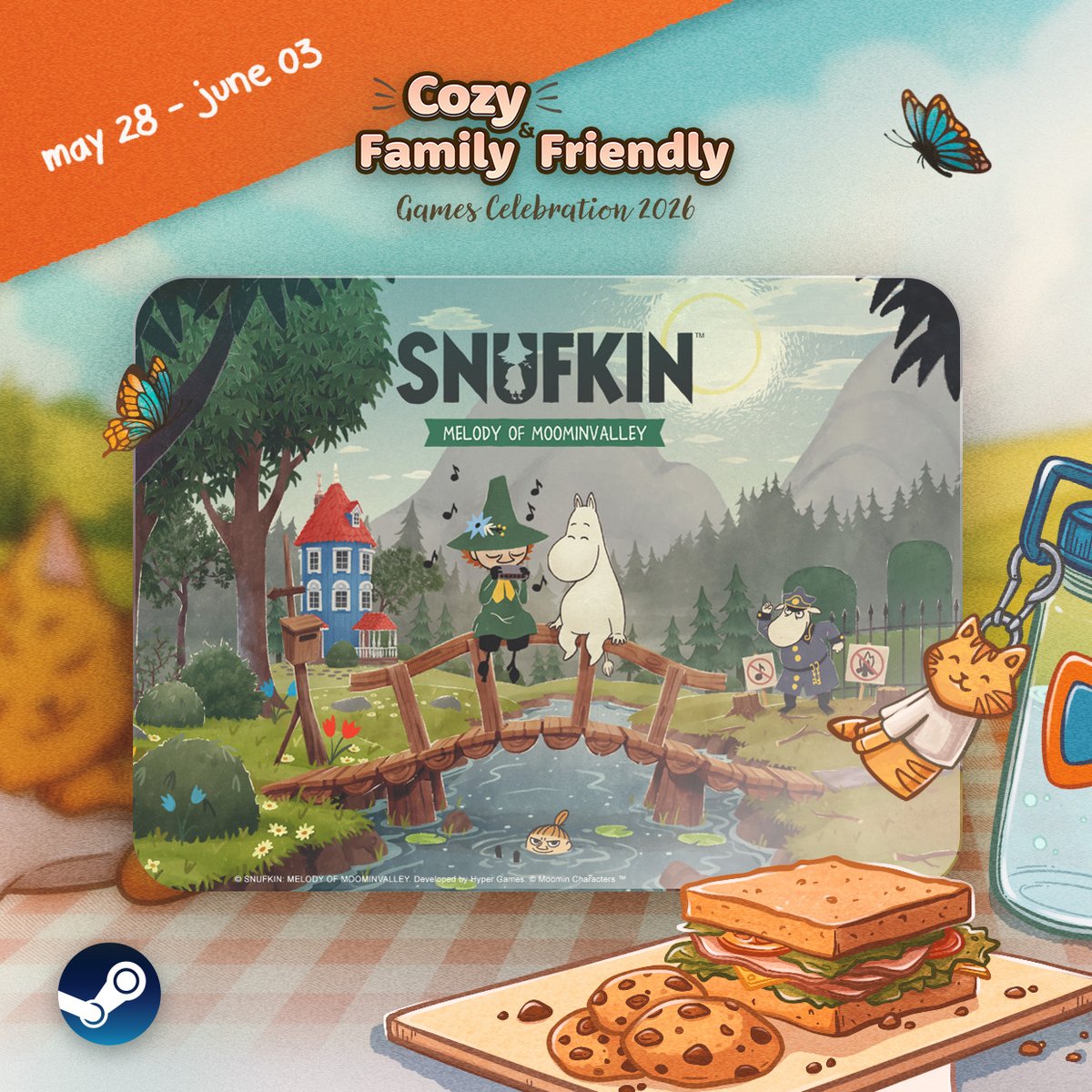 RawFury's tweet photo. If puzzle games or cozy games are your thing there's 2 steam events happening right now we think you should check out! The Cerebral Puzzle Showcase that includes many Raw Fury titles and the Cozy &amp; Family Friendly Games Celebration 2026 with all the feel good vibes. https://t.co/DMxOLsIBxT