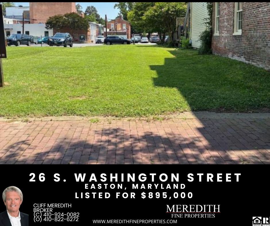 cemeredith1's tweet photo. GREAT LOCATION!! Commercial Lot in Town Easton! 
Contact Cliff for more information!
#mdrealestate #mdrealtor #mdbrokerage #forsale #commercialland #talbotcounty #eastonmaryland #meredithfineproperties
https://t.co/FA4hGLYKvM https://t.co/XpF8EHVh2N