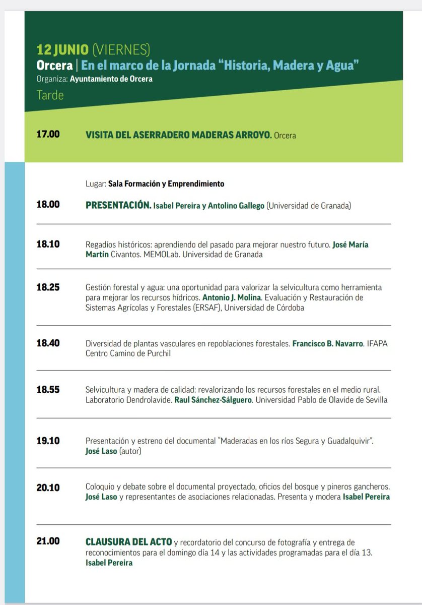 dasocratico's tweet photo. El 2° fin de semana del mes de junio se van a realizar unas jornadas sobre actividad en el monte y cuestiones relacionadas entre las localidades de Vadillo (Cazorla), Orcera, Siles y Torres de Albanchez en la Sierra de Segura organizadas por el Proyecto Fortalece. https://t.co/n2NQ4b1eB3