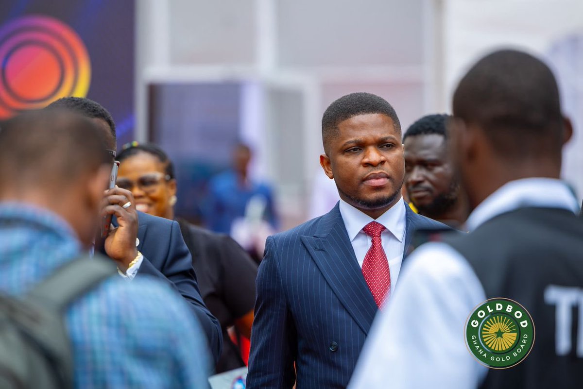 SamuelAyeh13's tweet photo. GOLDBOD CEO, SAMMY GYAMFI ESQ. AWARDED WITH THE PRESTIGIOUS OVERALL BEST CEO OF THE YEAR AWARD- PUBLIC SECTOR, AT THE 2026 CEO SUMMIT. https://t.co/OflGeNf7cu