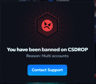 iamkeep67's tweet photo. They stole over $300 of my money and banned me. Completely unacceptable @csdropcom @empiredrop  

I previously made an account with a username but forgot it and never used it. Later, I logged in via Steam, and everything was perfectly fine for a whole month.

But the exact second I made a deposit, they instantly banned me and stole over $300 of my money. Pure scam behavior.

And now you are hiding behind the rulebook. If there was an issue, why did you wait for me to deposit my money first? Give me my refund