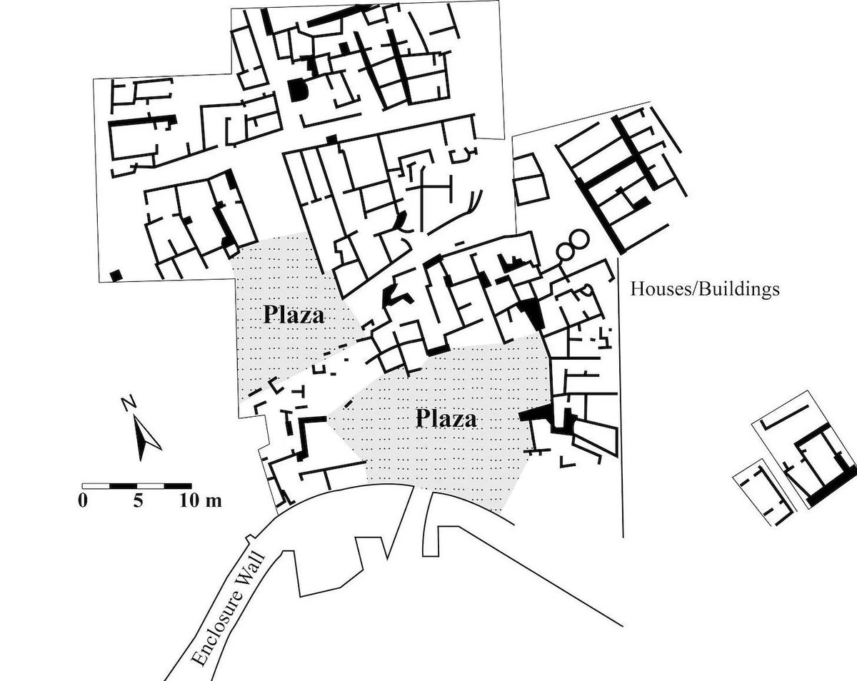 ANE_Today's tweet photo. Brett Kaufman asks the question, "did the Phoenicians bring democracy to Greece?" Read more about Phoenician political institutions by subscribing to our Substack the Ancient Near East Today! https://t.co/dCNLLIU6lc 
📷 Plan by Karoll Cartography. ©Brett Kaufman. https://t.co/JGaH369ur8