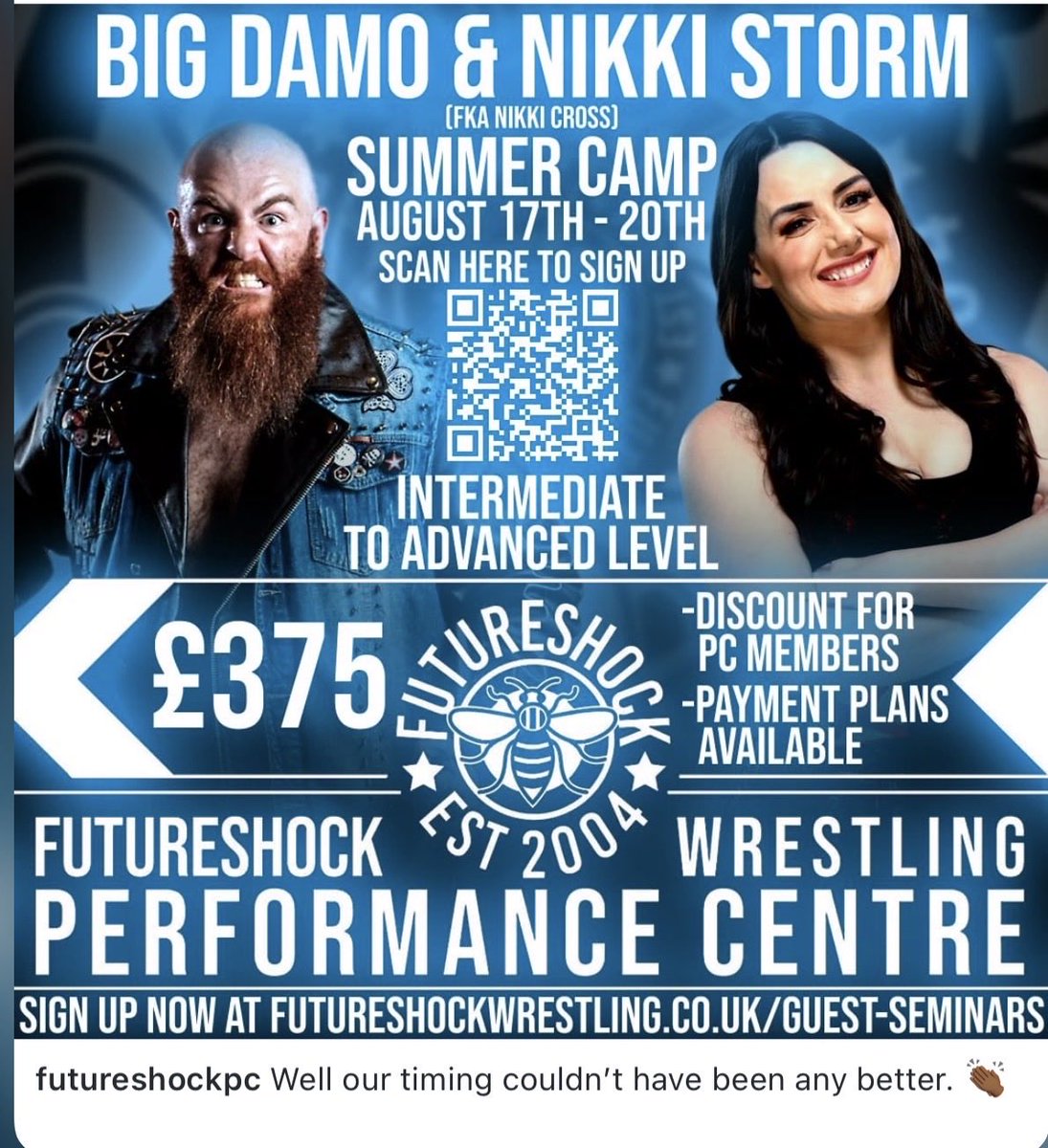 nikkistorm08's tweet photo. I’m so excited for this!  

Looking forward to working more with the Hubby! Not only in promoting @ThisIs_Progress 
but also in training seminars and camps ✨💫💪

People in the UK- This August ! 

💙 🩵 

@FutureShockPC @FutureShockWres 
@DamoMackle https://t.co/NBfk4PSKwM