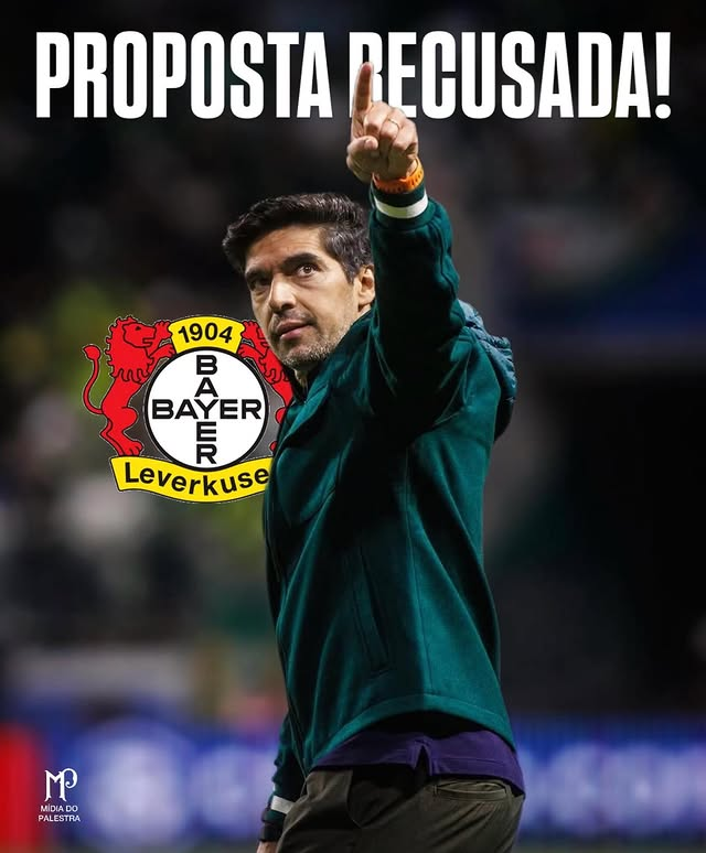 marcos_edu89's tweet photo. 🚨🚨 Nas últimas horas, Abel Ferreira recusou um possível acerto com o Bayer Leverkusen, da Alemanha.

🗞️: UOL https://t.co/irJ5lEBjmG