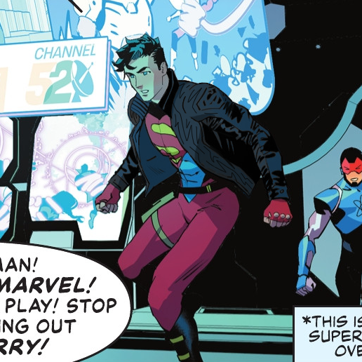 frostcanary's tweet photo. fiz uma ediçãozinha para amenizar essa jaqueta feia que o Superboy tá usando hoje em dia https://t.co/fJK6IbW4uF