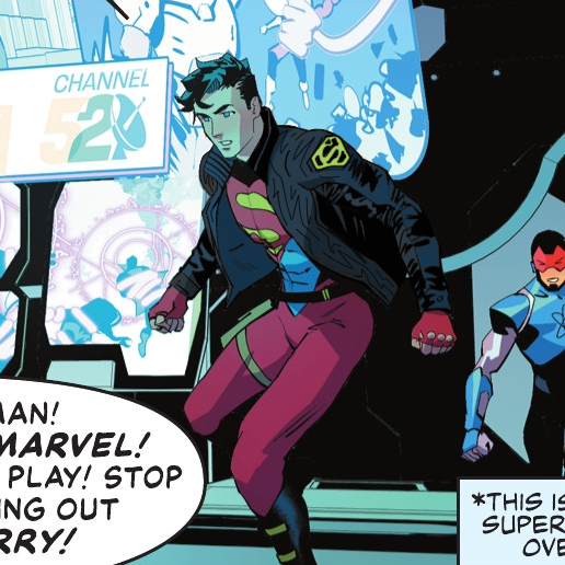 frostcanary's tweet photo. fiz uma ediçãozinha para amenizar essa jaqueta feia que o Superboy tá usando hoje em dia https://t.co/fJK6IbW4uF