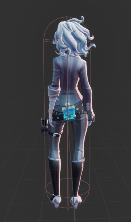 CrossFox_Games's tweet photo. HealthFlask: Concept > Highpoly > Lowpoly VS the engine view, not even game view because the camera is so far away 💀 (ignore the placeholder idle pose) #Blender #GameDev #3D https://t.co/S2cYJdvaNn
