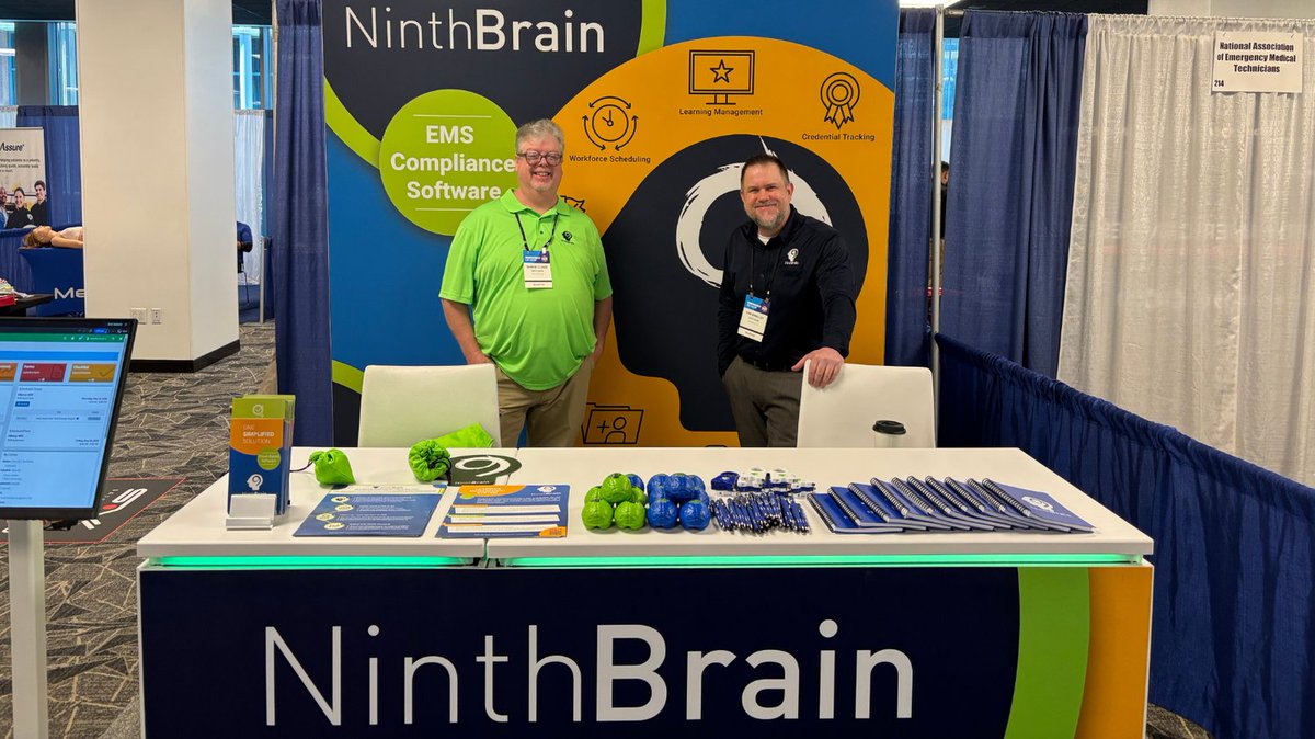 NinthBrain's tweet photo. 🚑 Join us at EMS World Live Austin! Booth 212 is the hub for EMS innovation https://t.co/J9nTI4iVho