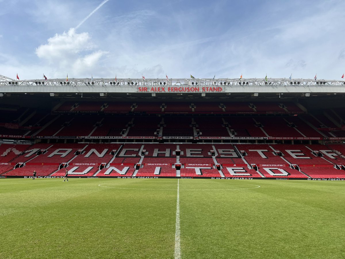 _jonesryan's tweet photo. Not every day you can say you’ve been assisted by Wes Brown at the Theatre of Dreams. https://t.co/Z7b0RIVk8A
