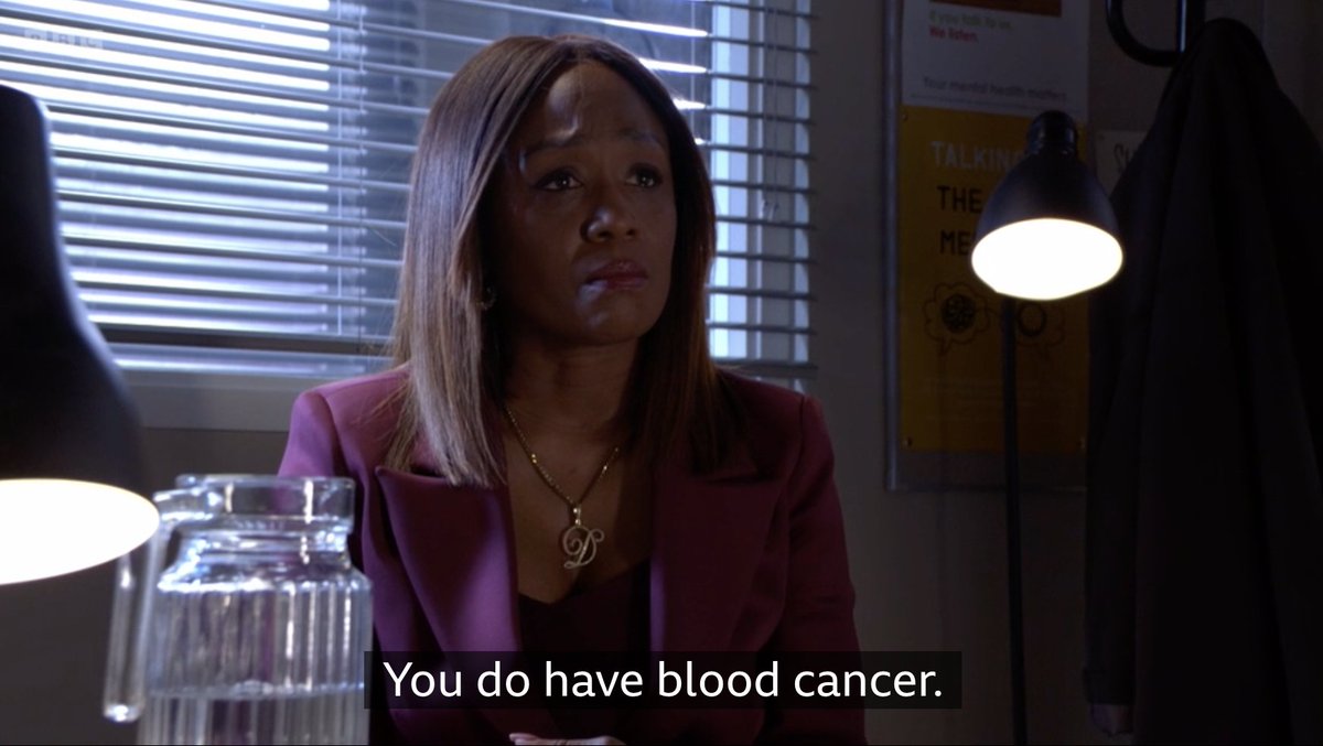 RyanJL's tweet photo. Today is World Blood Cancer Day. Tonight's #EastEnders sees Denise diagnosed with acute myeloid leukaemia. The team have worked with @bloodcancer_uk on the story. They have lots of help and information > https://t.co/ea8bwHscfx https://t.co/P4Q4noGilw