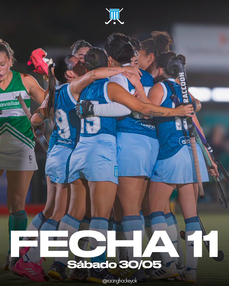 racinghockeyok's tweet photo. Se viene la Fecha 11 del campeonato @hockeybuenosaires 

Luego de un breve párate, volvemos al juego

¡Con todo, academia! https://t.co/qGFyzAc4Gm