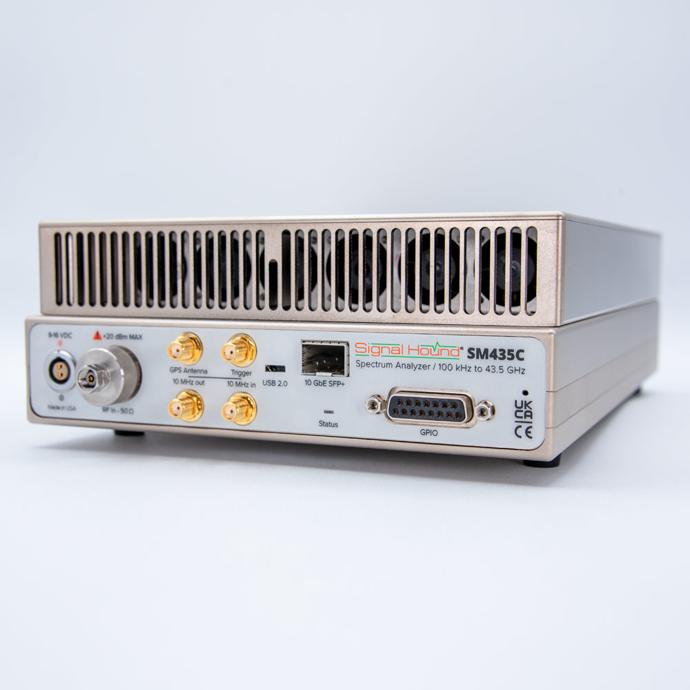 SignalHound's tweet photo. If you're missing some serious firepower in your lineup, we've got you covered.
🟢 SM200C: 100 kHz to 20 GHz, 160 MHz #bandwidth
🟢 SM435C: 100 kHz to 43.5 GHz, #sweeps at 1 THz/sec at 30 kHz RBW
🟢 PCR4200: 100 kHz to 20 GHz, four-channel, phase coherent receiver
🟢 VSG200: 100 kHz to 20 GHz, arbitrary I/Q sample rates from 12.5 kSPS to 51.2 MSPS

Shop now 🔗 https://t.co/EwlFZIc522