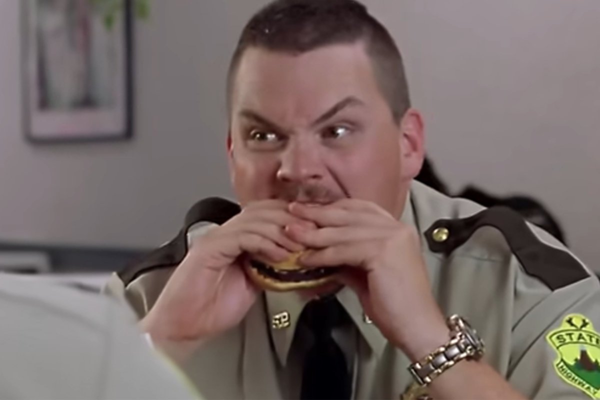 searchlightpics's tweet photo. Give me a double-bacon cheeseburger – hold the spit. #NationalHamburgerDay https://t.co/YbOCNBMz9p