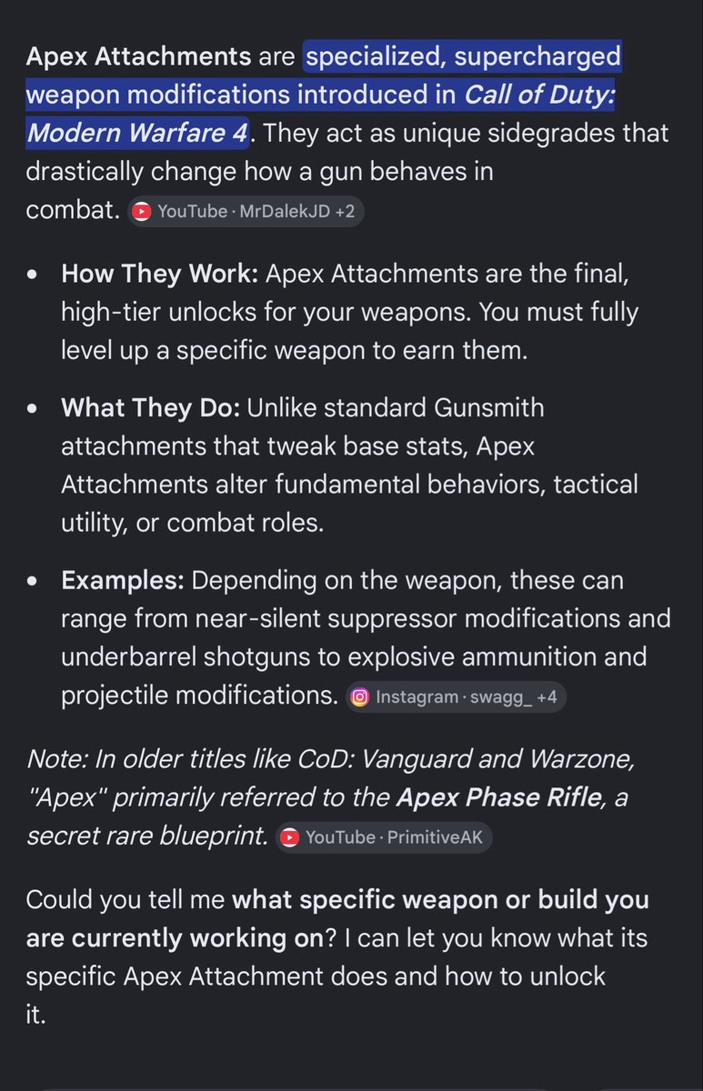 AllVolTan's tweet photo. @InfinityWard Apex attachments for those wondering https://t.co/wFmLNPmwyp