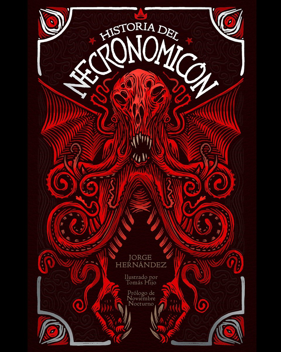 tomashijo's tweet photo. Las señales son claras. 
Viene "Historia del Necronomicón". 
Lleno de secretos, aberraciones e ilustraciones abracadabrantes. https://t.co/7BgFRom8KK https://t.co/VzGFv9JAcj