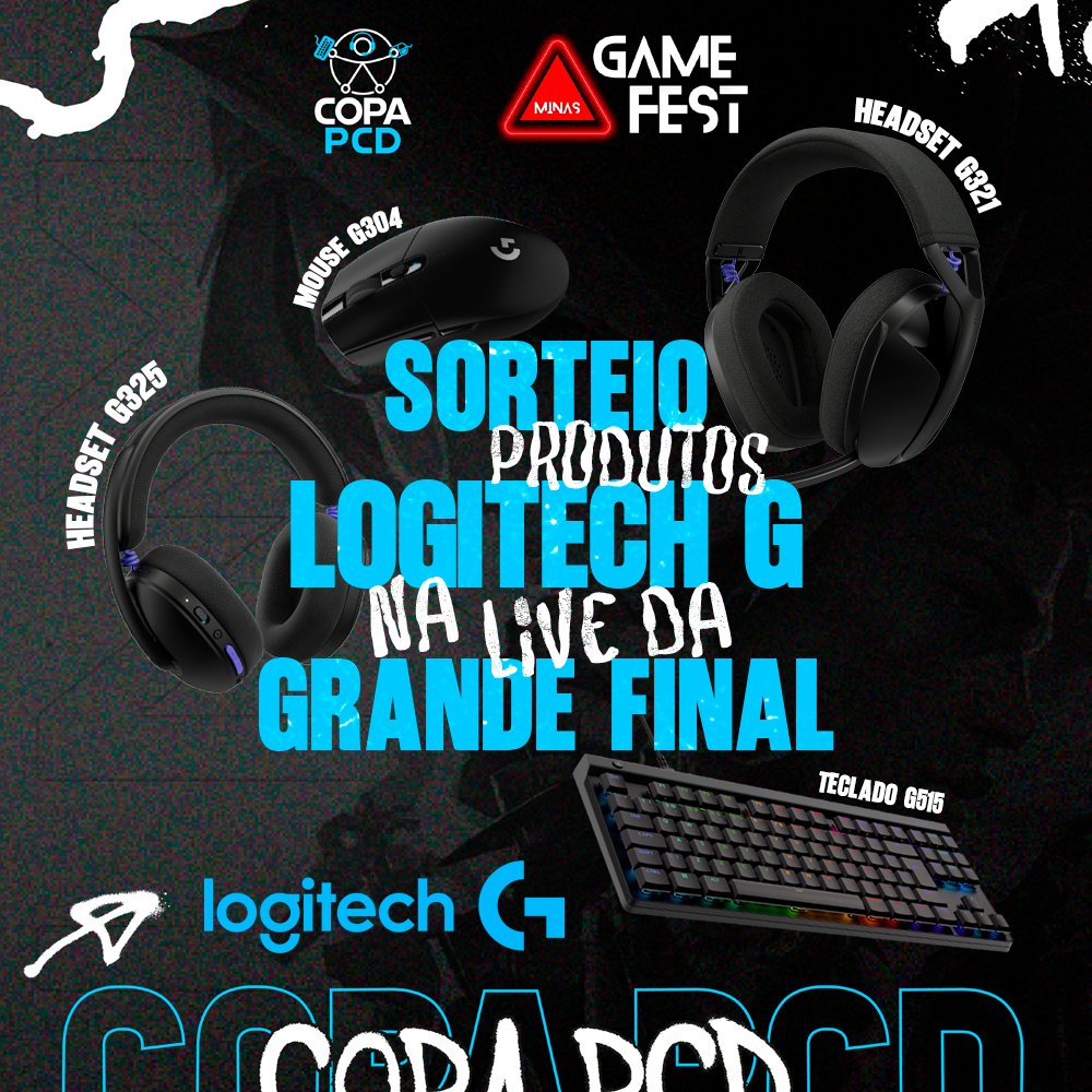 CopaPcD's tweet photo. Foi aqui que pediram novidades? 👀💖

Estamos muito felizes de anunciar que a @LogitechGBrasil é a patrocinadora da nossa grande final presencial do @gamefestminas 

Teremos um kit #Logitechg para o MVP do campeonato e vários sorteios durante a nossa transmissão 

E ai, animados? https://t.co/Z5gb0Q2SeI