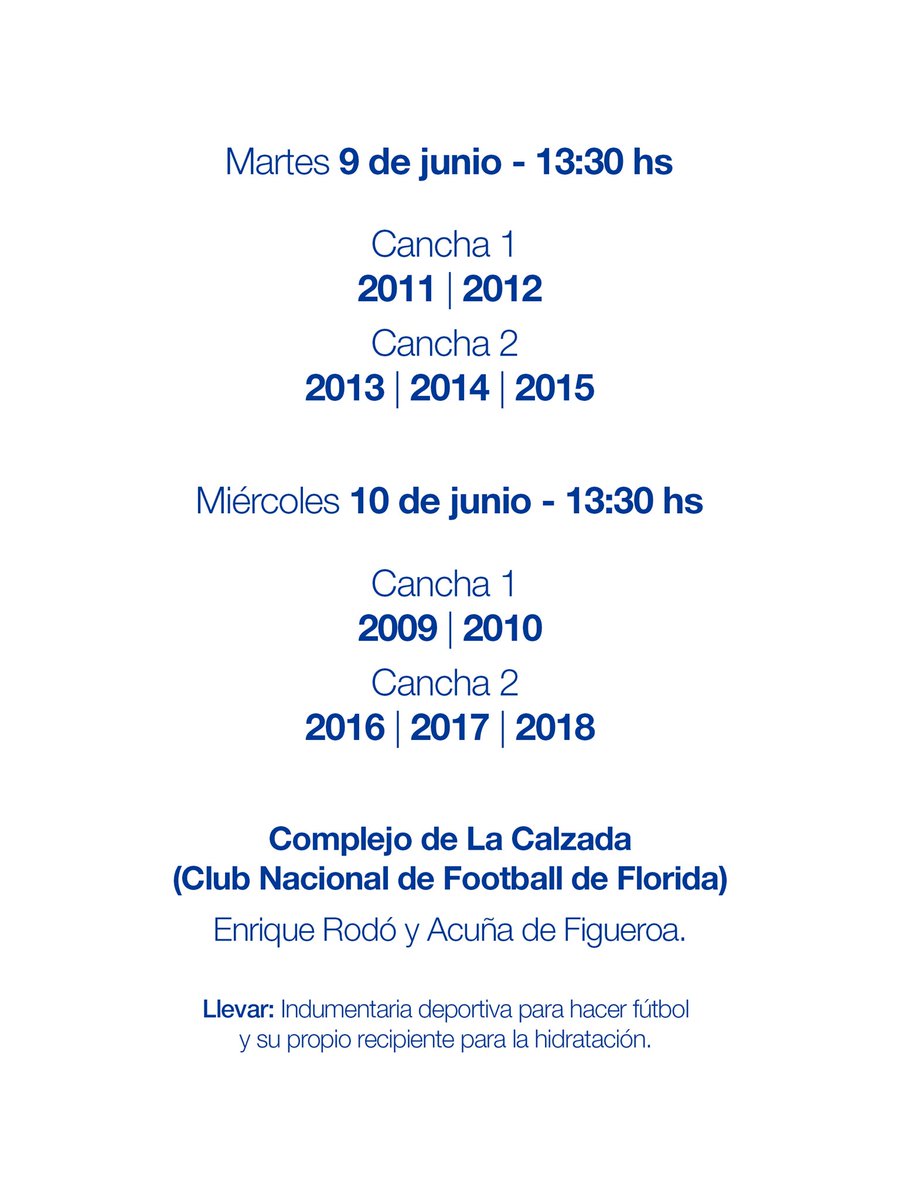 CNdeFformativas's tweet photo. 🔎 Se viene un nuevo 𝗖𝗮𝗺𝗽𝗮𝗺𝗲𝗻𝘁𝗼 𝗱𝗲 𝗖𝗮𝗽𝘁𝗮𝗰𝗶𝗼́𝗻 del Club Nacional de Football en Florida.

Inscripciones abiertas: 

📲 https://t.co/L0L2cPC9xk https://t.co/tEDtikGsHr