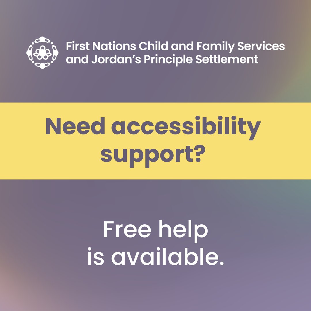 FNChildClaims's tweet photo. Accessibility support is available.

If you need accessibility support to communicate or to complete your Claim, the Administrator can arrange for a support worker to assist you or answer questions.

Support can be arranged over the phone or in person, based on what works best for you, to help ensure the process is accessible.

This service is free.

✉️ Email accessibility@fnchildclaims.ca
📞 Call the Administrator at 1-833-852-0755 (toll-free) between 8 a.m. and 8 p.m. ET Monday to Friday (excluding statutory holidays), choose your language and press 2 to speak with a Claims Helper.