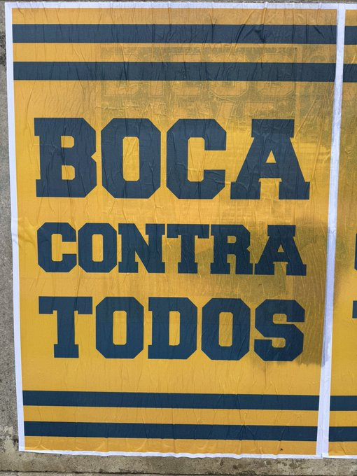 soykoli's tweet photo. #BocaJuniors es uno de los equipos que menos penales tuvo a favor en todo el fútbol argentino ... 

#AFA y #Conmebol ESTÁN EN CONTRA DE #BOCA. https://t.co/UxzBK5QdeL