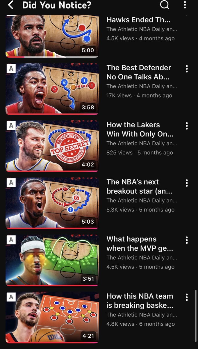 JustEsBaraheni's tweet photo. Our video team at The Athletic has been killing it this season. Has been really fun to get back into video essay writing/hosting. 

We’ve got a great crew building out this side of things. https://t.co/3y0AIPiLPo