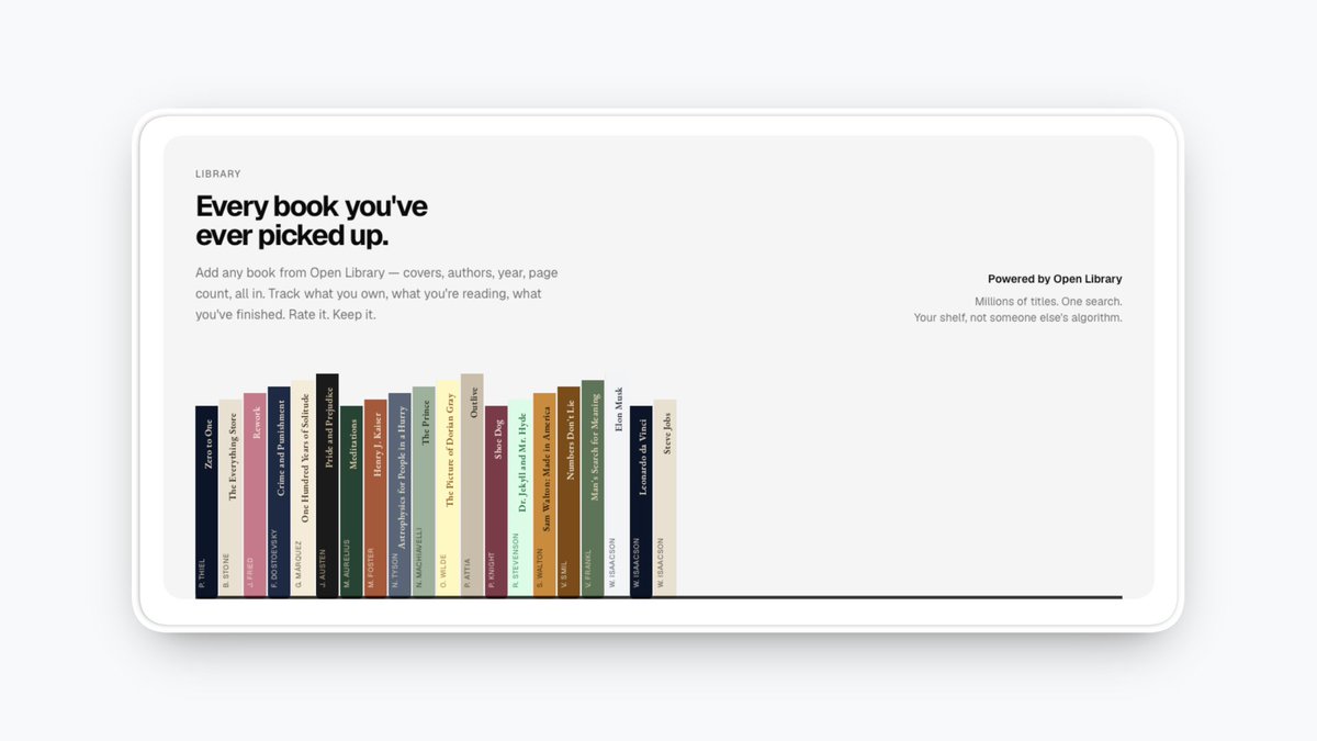 afbolivarg's tweet photo. New Albuc landing page is live. Loving this bookshelf section with some of my favorites. https://t.co/gOe2samB4f. https://t.co/dTPQa0MIbp