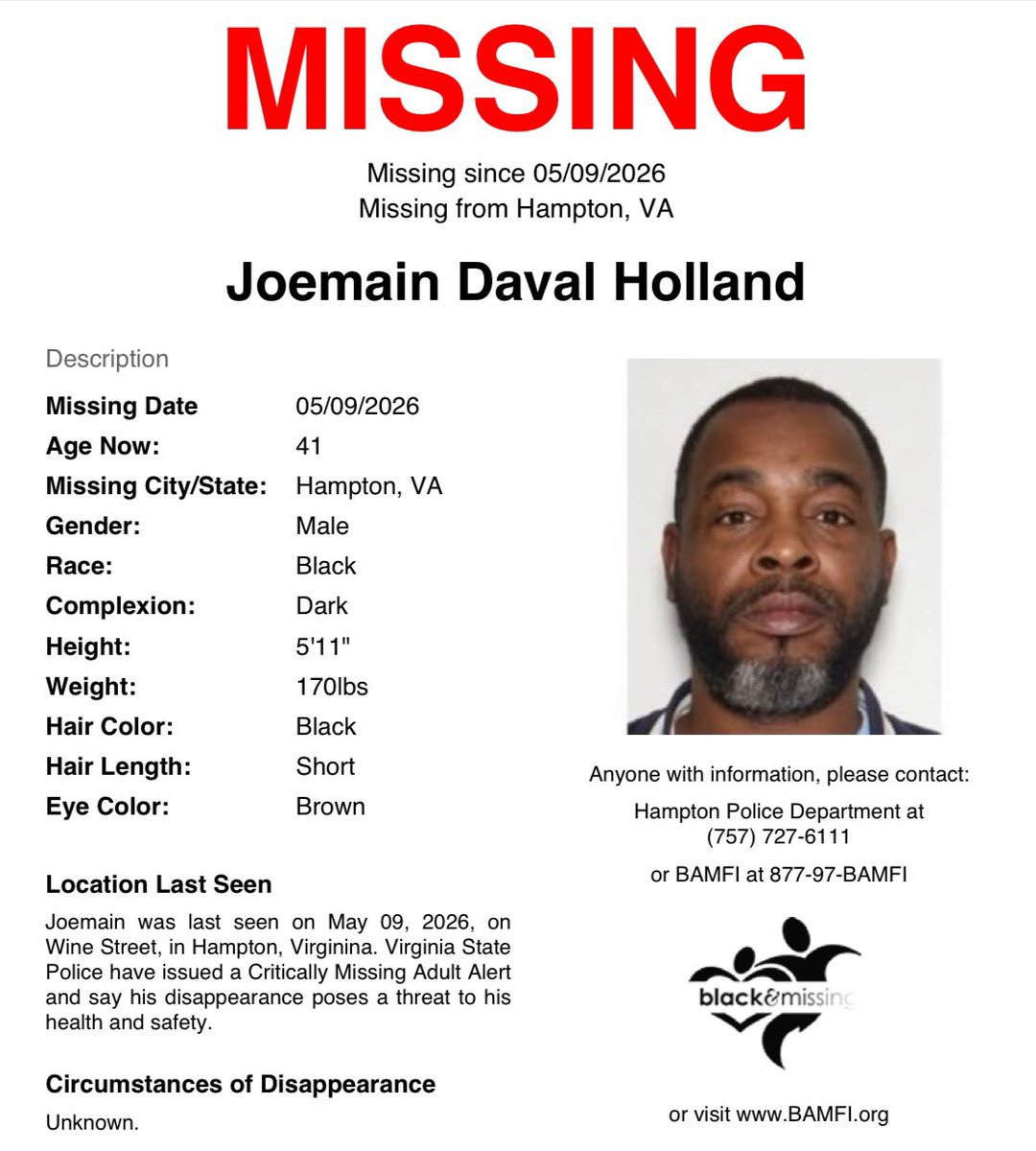 Blk & Missing FDN tweet media