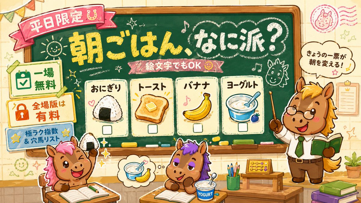 gokuraku_keiba's tweet photo. 金曜日。 
今週も毎朝ありがとうございました。 

ひとつだけ報告があります。 温めてた新しいチャレンジ、 明日から別アカウントで始めます。

このアカウントはいつも通りです😂
指数と穴馬リスト一場分、タダ。 ここの朝ごはんは何も変わりません。 安心してください🍙💖 https://t.co/N4mUPUFVV2