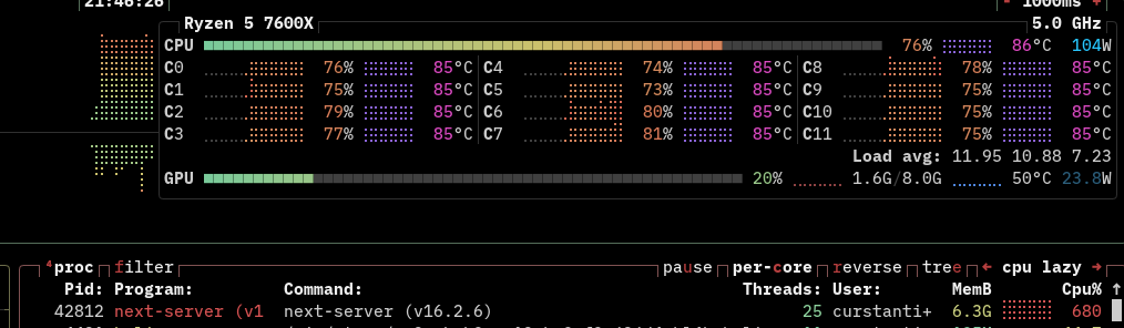 Curstantine's tweet photo. Only nextjs could pull up something like this https://t.co/0UfFi1j5p3