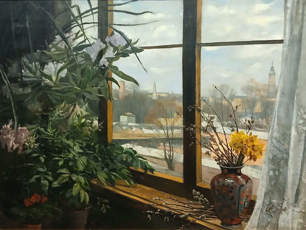 BlogExhibitions's tweet photo. Last chance to catch the German Impressionists at Museum Barberini in Potsdam, ending June 7. We saw the show @friederburda in Baden-Baden last year: https://t.co/s2XsIpzpTO. Pictured: Eva Stort, View from the Window (Schöneberg), 1890, David Ragusa Collection. https://t.co/rwuoUD6Xbb