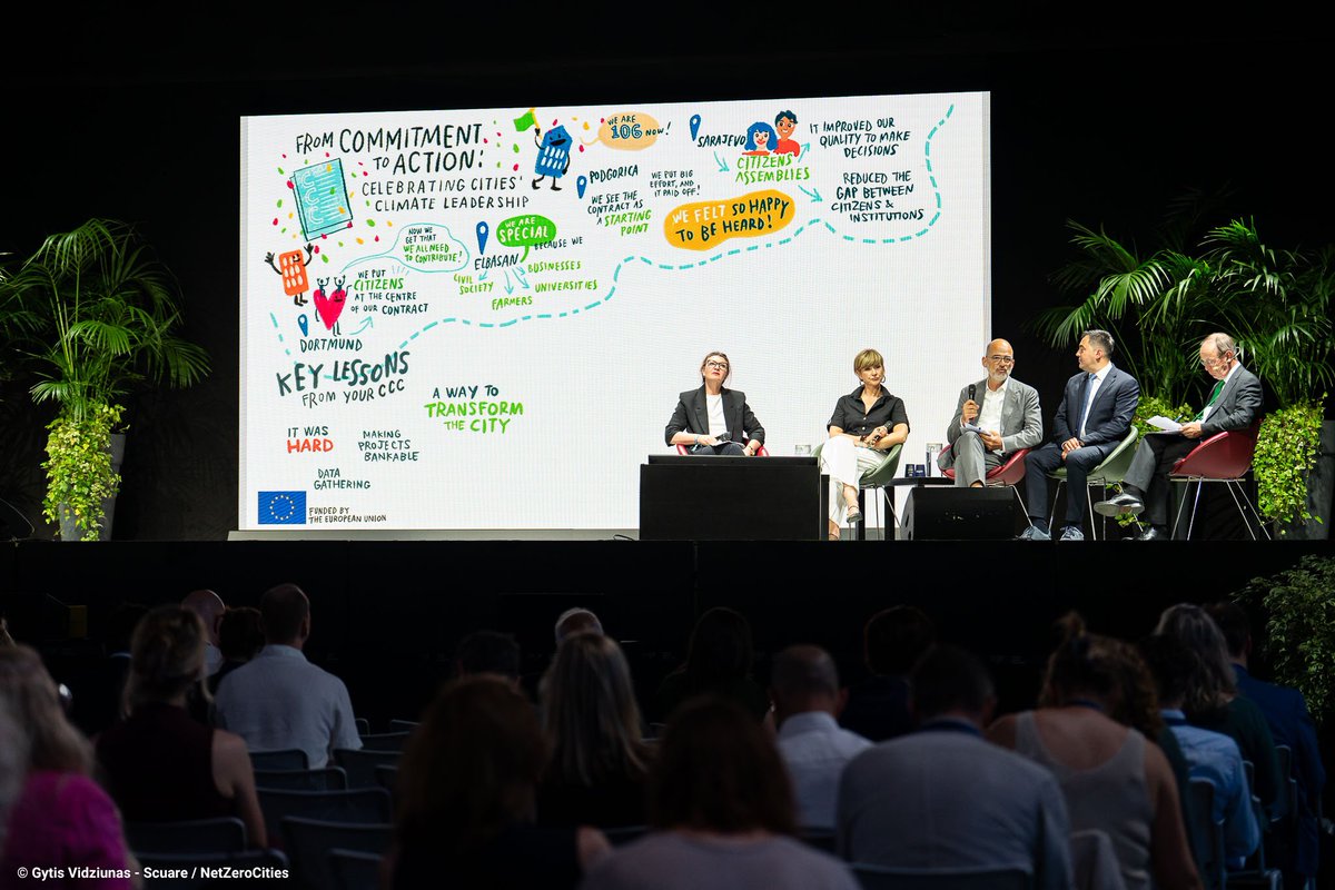 NetZeroCitiesEU's tweet photo. End of day 2 of the #CitiesMissionConference2026 in @twitorino &amp; it was full of energy!

The theme threading through every session today was collaboration, multi-level governance, finance &amp; shared innovation. Final day tomorrow: https://t.co/lK4m0xcTwQ

#MissionCities #EUMissions https://t.co/0iSRBCb8yr