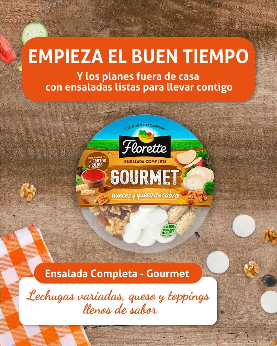 coalimar's tweet photo. Empieza el buen tiempo… y empiezan los planes fuera de casa 🥗☀️

En Coalimar te lo ponemos fácil con las ensaladas de @Florette_es 
🥗 Gourmet
🍗 Xtrem Pollo Crispy
🍝 Pasta &amp; Rúcula

Perfectas para la playa, el campo, la oficina o cualquier plan improvisado ☀️😏 https://t.co/4lF3NlGuqj
