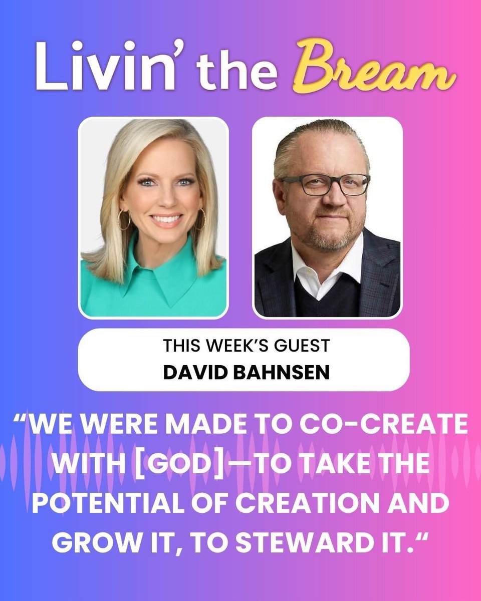 ShannonBream's tweet photo. Should you actually retire – or not?? How should we think about our work, our calling, our skills in light of faith? Loved digging into these topics with David Bahnsen on this week’s #LivinTheBream. https://t.co/48NmcO01y6 https://t.co/ePONmQLjNA