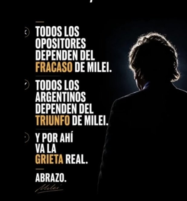 sil08732026's tweet photo. @Ojo_Kritico @apoxcito Pero el líder es Milei.
Con la convicción, coraje que le faltó al tibio de Macri. 
Hasta con Pichetto se juntó. 
Anda buscando muertos para qué? 
Para que vuelvan los kukas?
👇🏻 https://t.co/GXnziurhfP