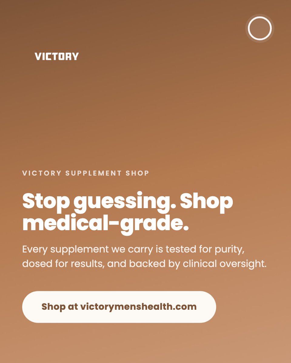 Victory_Men's tweet photo. Most people have no idea what is actually in their supplements. The label is not a guarantee.

4 out of 5 store-brand supplements tested by the NY AG contained none of the listed ingredients. Medical-grade is a different category entirely.

https://t.co/aqjxUC7YNL https://t.co/poBdP273yM