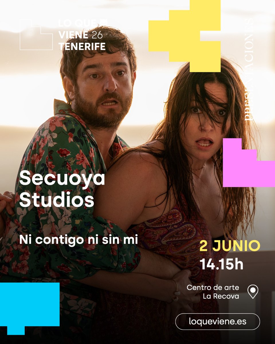 PremiosFeroz's tweet photo. 💥 Secuoya Studios (@secuoyastudios) hará una presentación para acreditados en #LQV26 de sus próximos proyectos, rodados en Tenerife: 'Tres', 'Ni contigo ni sin mi' y 'Radicales'.

🗓️ Martes 2 de junio
⏰ 14:15
📍 Centro de arte la Recova

🖊️ ¡Acredítate en Lo Que Viene 2026! https://t.co/03w0l0yiW0