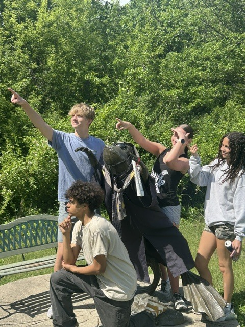 Marion_Wolves's tweet photo. Our Zombie Apocalypse class went to the Sac and Fox Trail for a Bioblitz!  The goal is to identify as many different species of organisms using the iNaturalist app. https://t.co/30ezmaJSPG