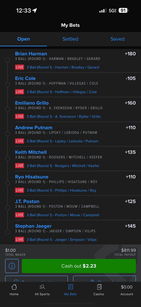 Mfsophia's tweet photo. @habibi4L80 @RiskyPlaes I’m not sure who is in the lead specifically each one but the cash out is more than the wager so that’s a good sign right?😅 https://t.co/5Ds4agWYnx
