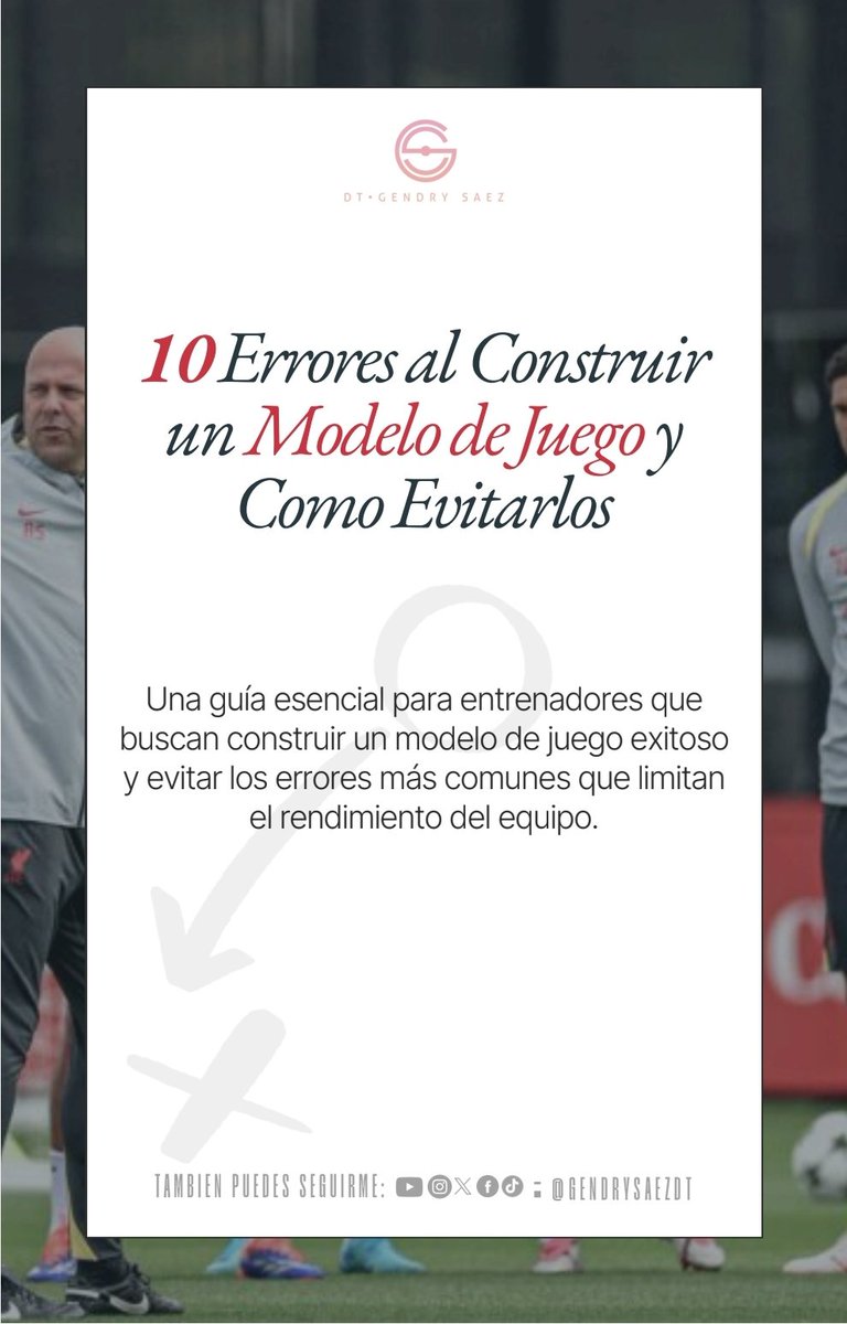 GendrysaezDT's tweet photo. 10 errores al construir un MODELO DE JUEGO 👨🏻‍💻

Déjame tu correo 📥
#10errores https://t.co/kC9e8LJSyl