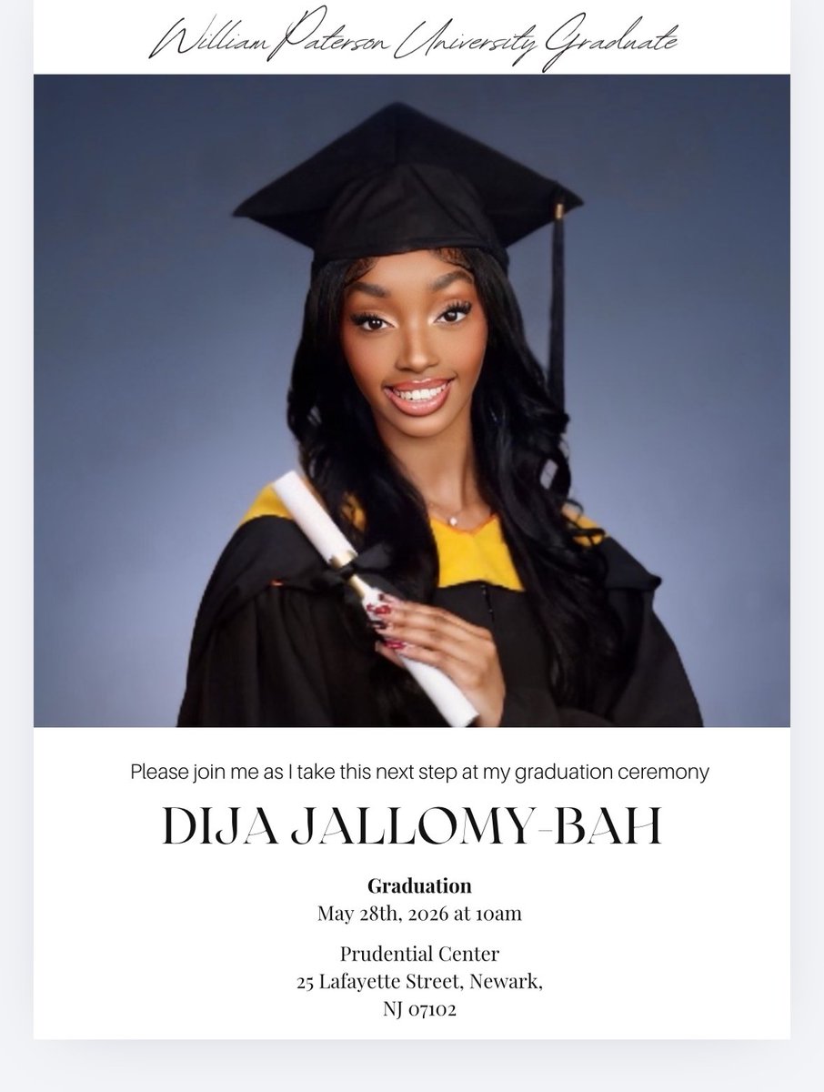 HJBProductions's tweet photo. #wpunj2026 Congratulations Ms Dija! https://t.co/Pa1rRWVx2V