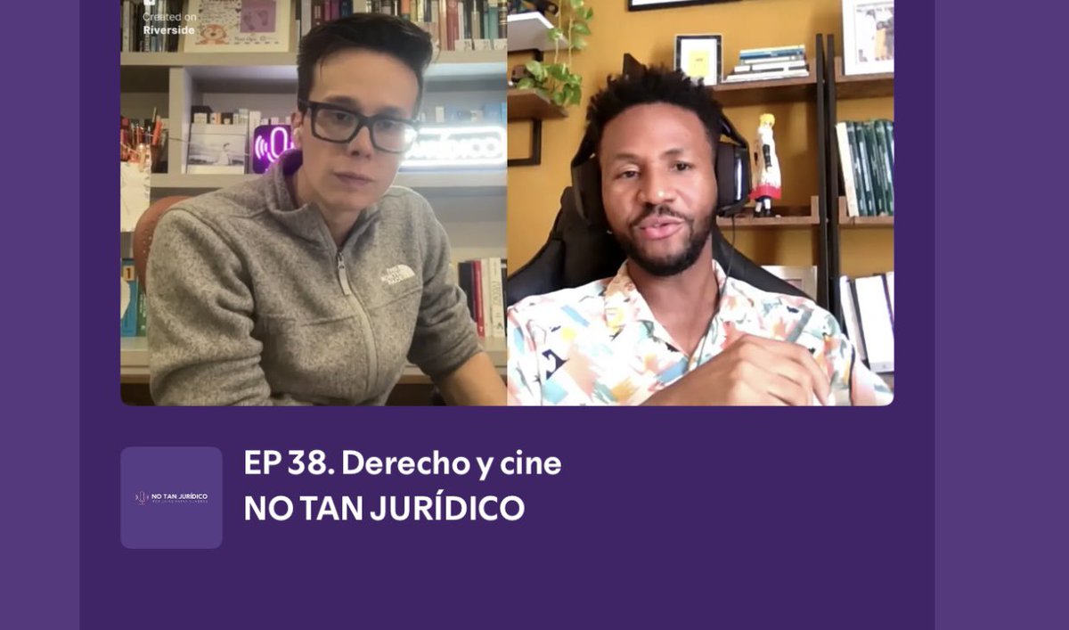 jairoparrac's tweet photo. EL DERECHO EN EL CINE. En este nuevo episodio de No Tan Jurídico hablamos de esas películas que, sin proponérselo, terminan explicando muy bien lo que significa ser abogado: defender una causa difícil, cargar con una duda, enfrentar el poder, discutir una prueba, decidir hasta dónde puede llegar la estrategia y entender lo que está detrás de cada caso. 

Hablamos de las películas que todo abogado debe ver. Es una conversación sobre cine, derecho y oficio, pensada para abogados, estudiantes y para quienes creen que una buena película también puede dejar una gran lección jurídica —⬇️⬇️—

Spotify: https://t.co/QYI5dDpG33

YouTube: https://t.co/MW72fU8DqI

Apple Podcast: https://t.co/3zh6ih61tV
