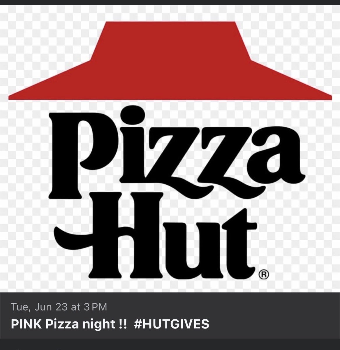 Coltzqueen4ev's tweet photo. Tues June 23rd! Elwood &amp; Tipton Pizza Hut are tossing pizzas for a cure! Don’t forget to use code #HutGives when ordering a percentage of the days sales will be donated to my charity Breast Cancer Research!👟🎗️🩷
Can’t make event and would like to donate? My link is in comments! https://t.co/aciJUojJq7