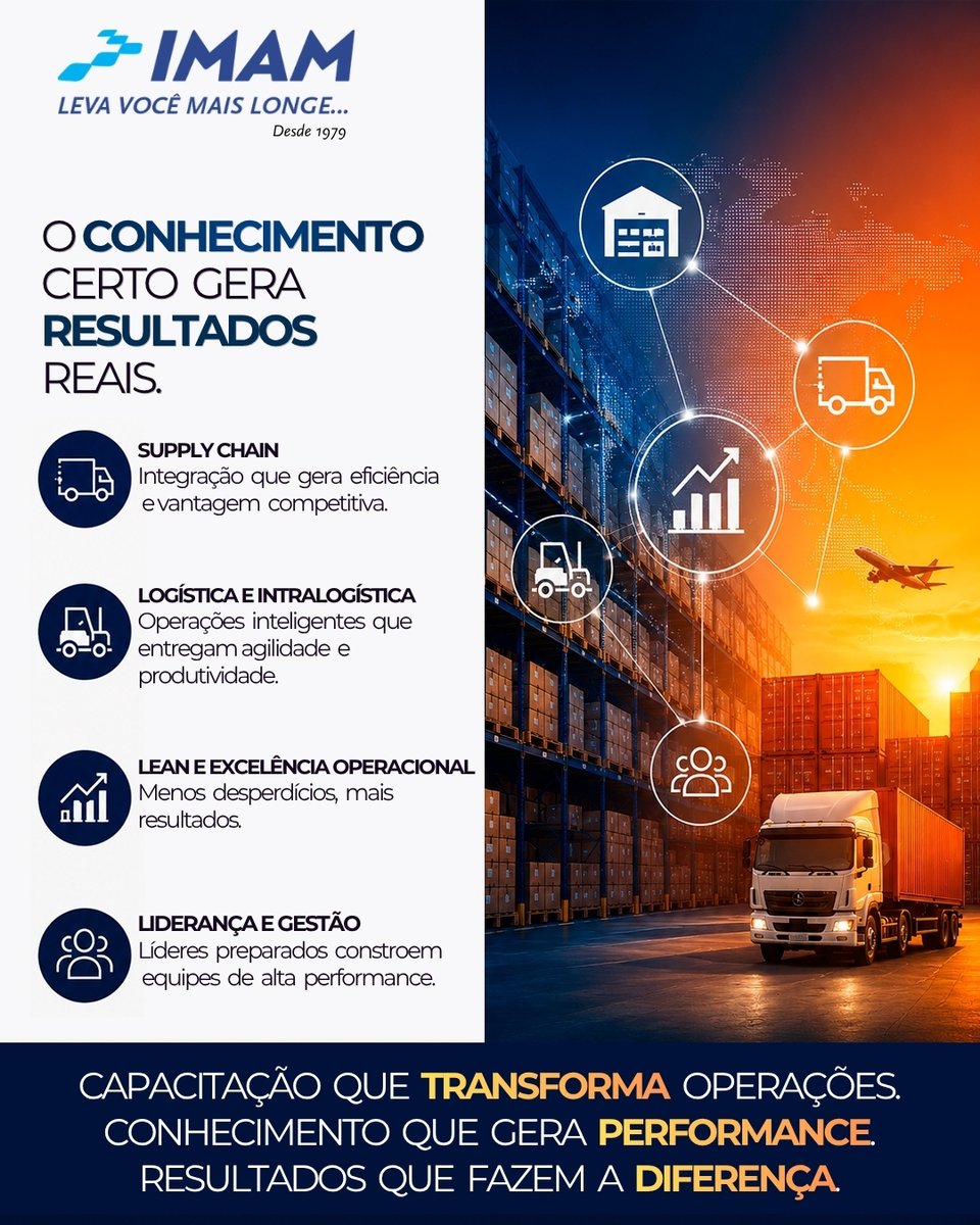 IMAM_LOGISTICA's tweet photo. Há mais de 45 anos, a IMAM Treinamento prepara profissionais e empresas para alcançar mais eficiência, produtividade e resultados reais em suas operações.

https://t.co/TgnG3TIctX

#IMAM #GrupoIMAM #SupplyChain #Logistica #Lean #Intralogistica #Gestao #Lideranca #Capacitacao https://t.co/rv8MIiO2W3